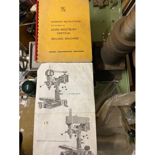 3 - Dore Westbury Vertical Milling Machine Mark II Please call 0118 9790460 for collection address.