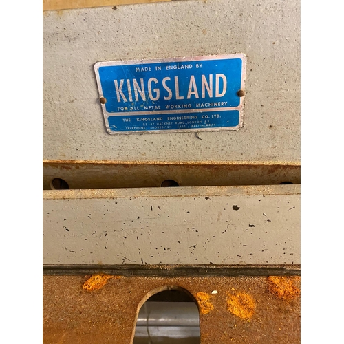 10 - A Kingsland Treadle guillotine. Please call 0118 9790460 for collection address.