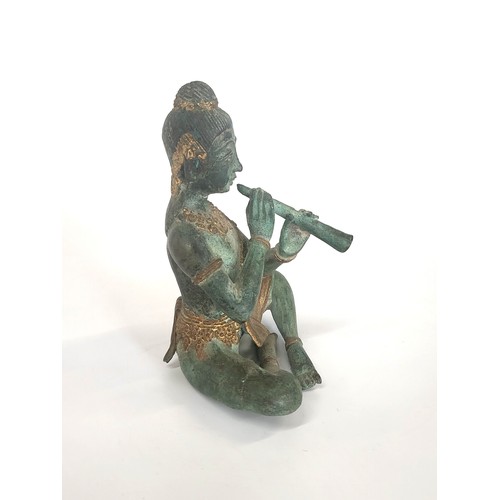 89 - A bronze Thai Buddha figure 14cm