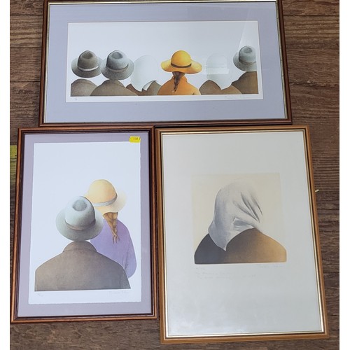 122 - Three Michele Lehmann lithographs including My Friends, and two limited editions (13/100 and 4/25) a... 
