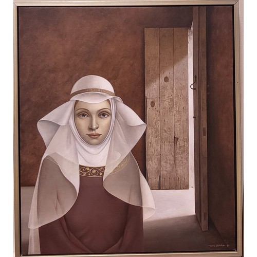 127 - A Don Clarke (Mijas Malaga) The Lady of Shalott 1999 lithograph. 48 x 42cm including frame.