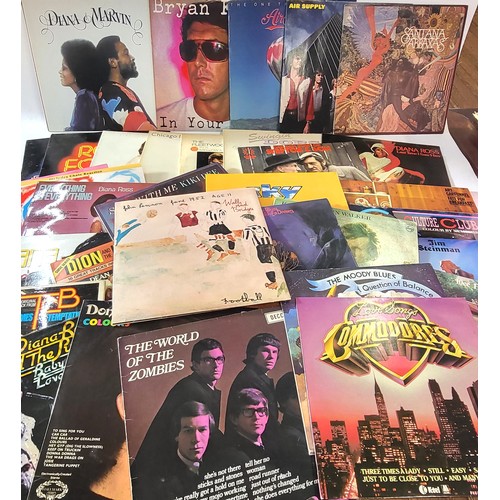 165 - A collection of approx. 36 LPs including John Lennon, The Moody Blues, Donovan, John Lennon, John Wa... 
