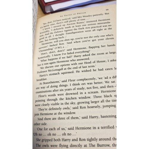 182 - Five Harry Potter books including paperback The Chamber of Secrets, and four first edition hardbacks... 