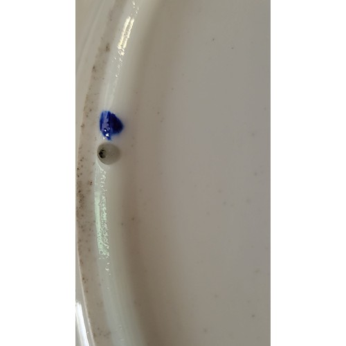 215 - A pair of Sevres plates circa 1773. 24cm diameter. (2)