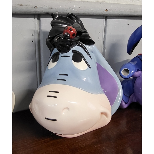 265 - Novelty teapots including Sunshine Ceramics Teddy Bear's Picnic, Paul Cardew Disney Showcase, Tea fo... 