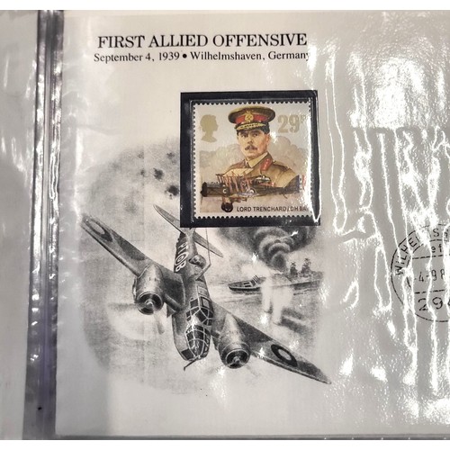 351 - F.A. Cup centenary medals 1872-1972 and The 50th Anniversary World War II commemorative covers colle... 