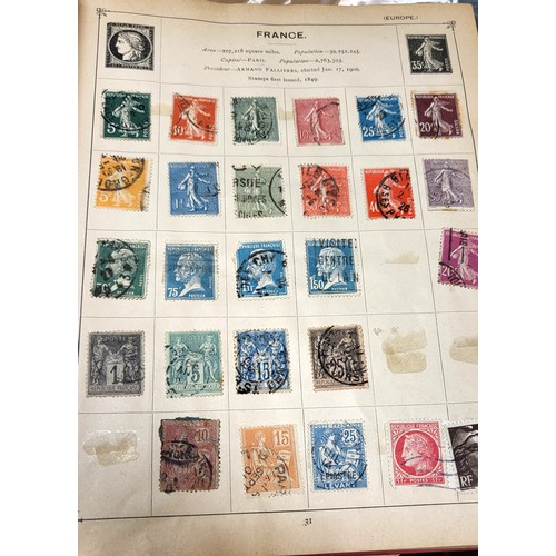 247 - The Strand Stamp Album 9th Edition including stamps including Great Britain, Austria, Hungary, Belgi... 