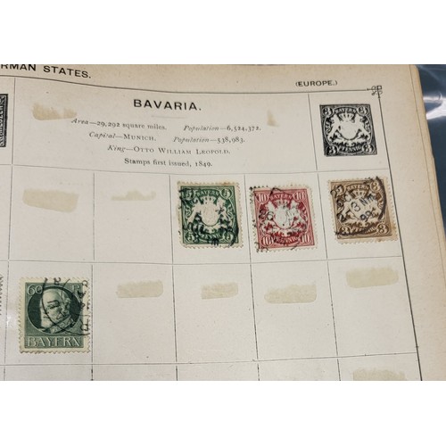 247 - The Strand Stamp Album 9th Edition including stamps including Great Britain, Austria, Hungary, Belgi... 