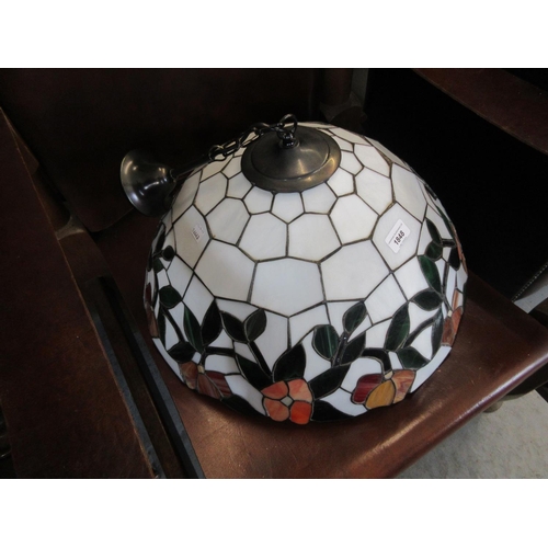 1848 - Tiffany style leaded glass lamp shade