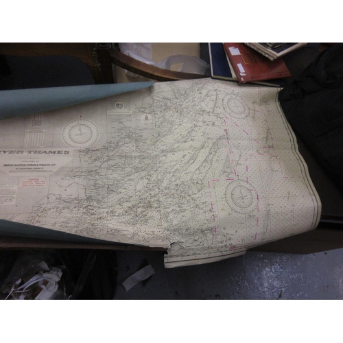 199 - Quantity of various mid 20th Century maritime charts