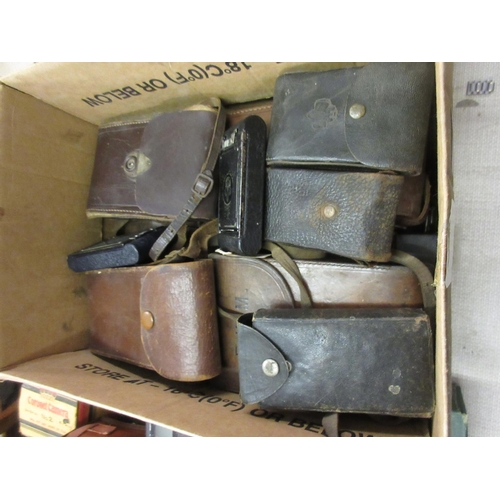 397 - Large quantity of various folding cameras, some cased