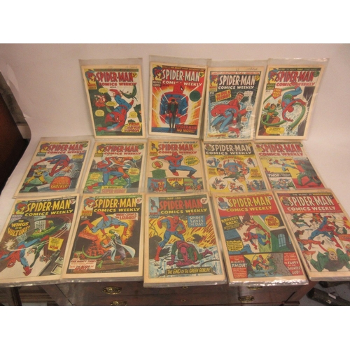 225 - Collection of U.K. issue Spider-Man comics, including No. 1, 1973