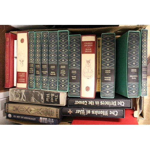 344 - Quantity of Folio Society books, most in the original slip cases, together with a small quantity of ... 