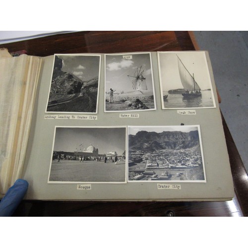 181 - Album of World War II photographs relating to H.M.S. Frobisher and H.M.S. Sussex, including Japanese... 