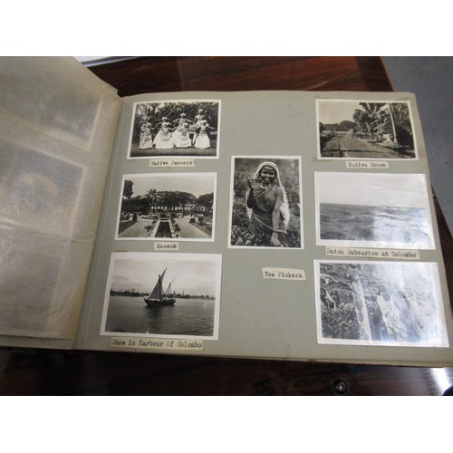 181 - Album of World War II photographs relating to H.M.S. Frobisher and H.M.S. Sussex, including Japanese... 