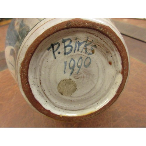 532 - Two items of Meira Studio Pottery, each in the form of a box and cover, together with a Studio Potte... 