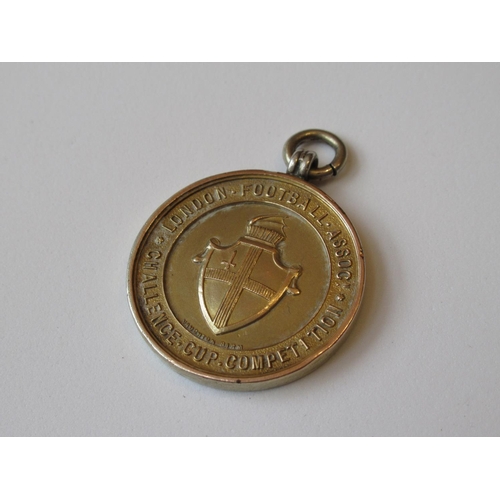 1050 - Silver London Football Association Challenge cup medal