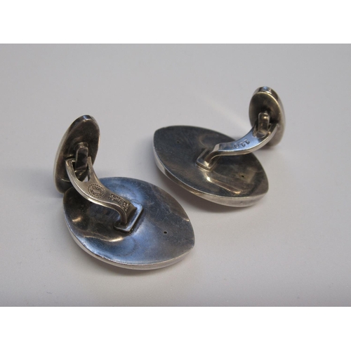 1145 - Pair of Georg Jensen silver cufflinks