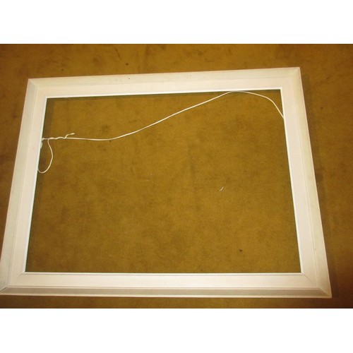 658 - Large rectangular gilt composition picture frame, 36.5ins x 24.25ins rebate, together with five othe... 