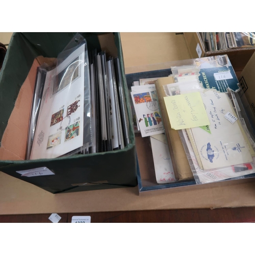 116 - Quantity of various World stamps in albums together with a quantity of various First Day covers