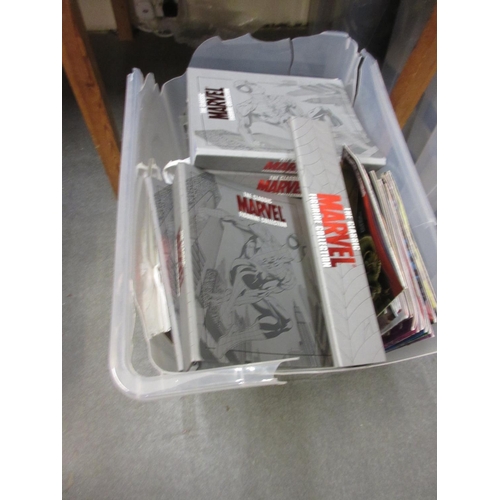 272 - Quantity of Eaglemoss Marvel boxed diecast metal model figures, together with magazines etc.