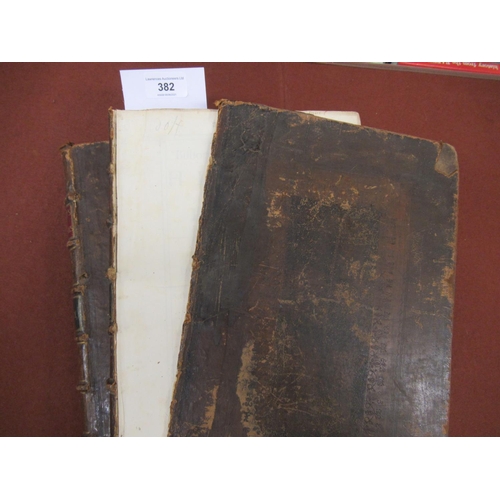 382 - Two volumes, Bishop Burnets, ' History of His Own Time ' printed for Thomas Ward, London 1724 and Jo... 