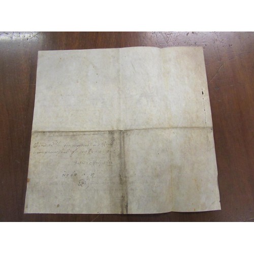 157 - Charles P (later Charles I), single page manuscript document on vellum dated 25th July, 1622 (a few ... 