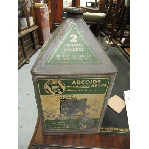 202 - Alexander Duckham & Company, two gallon oil container, 14ins high