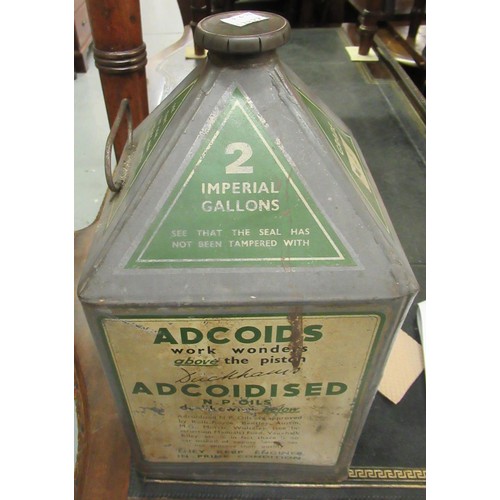 202 - Alexander Duckham & Company, two gallon oil container, 14ins high