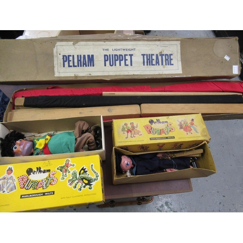 220G - Large boxed Pelham puppet ' The Giant ' another standard puppet ballet dancer and a boxed Pelham pup... 