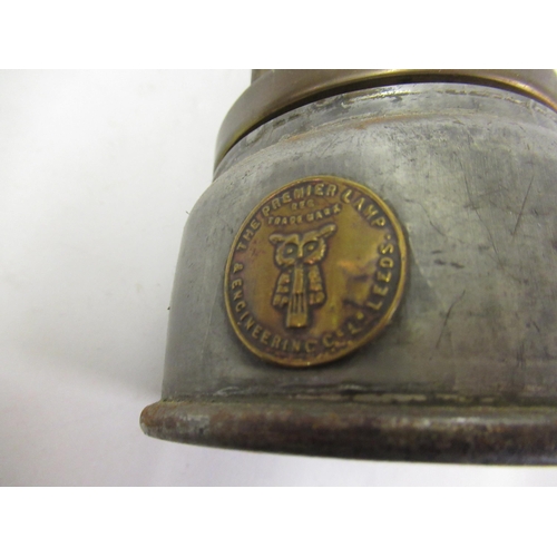 305 - Brass and tin miners lamp, The Premier Lamp & Engineering Co.