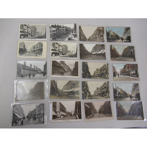 354 - Twenty postcards, Croydon related including fourteen RP's, views of George Street