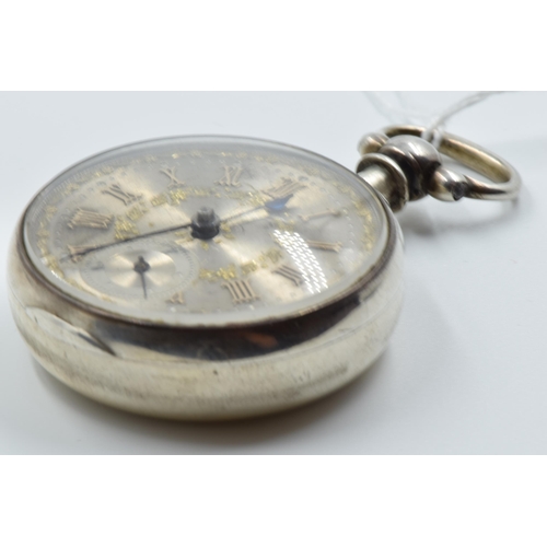 835 - Small late George III silver pair cased pocket watch, the three colour dial with Roman numerals and ... 