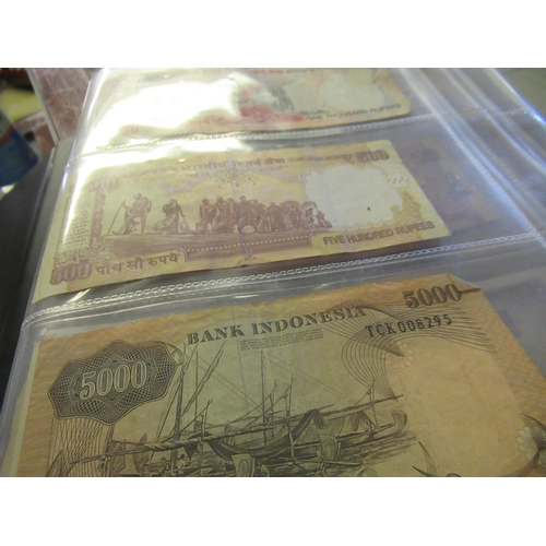 895 - Album of various World bank notes