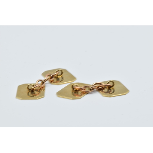 964 - Pair of 9ct gold cufflinks