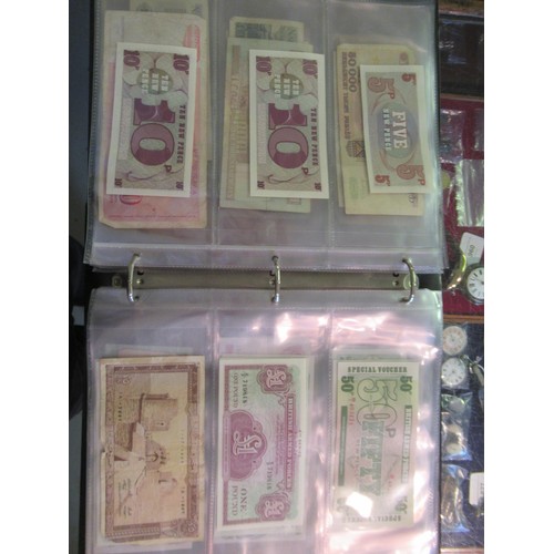 895 - Album of various World bank notes