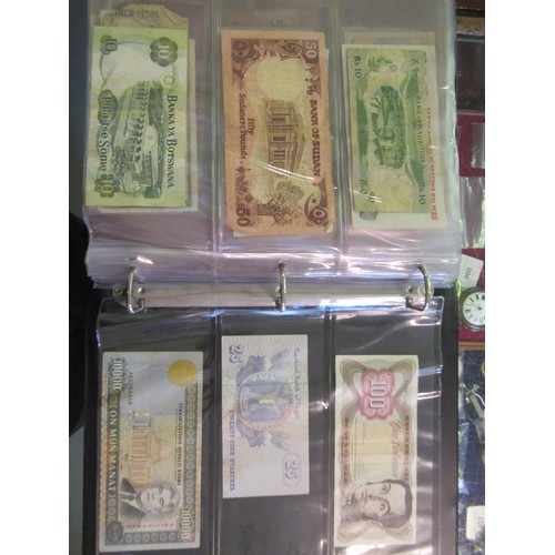 895 - Album of various World bank notes