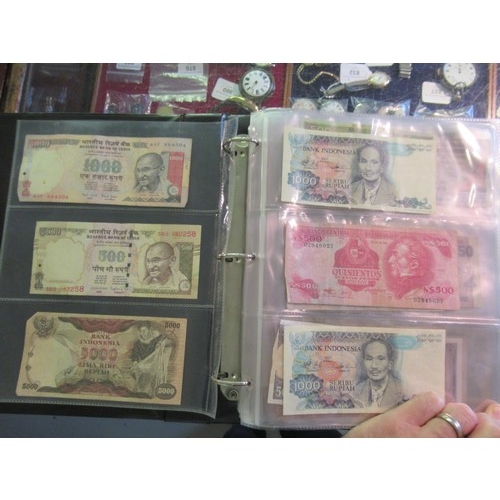 895 - Album of various World bank notes