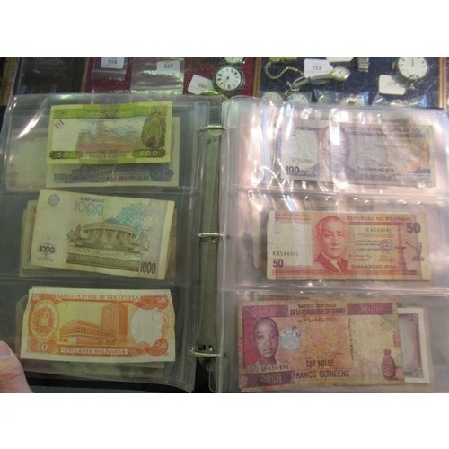 895 - Album of various World bank notes