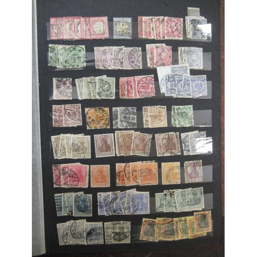 177 - Fourteen fairly full stock books of World stamps