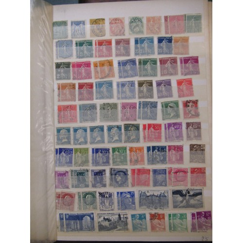 177 - Fourteen fairly full stock books of World stamps