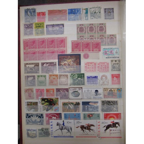 177 - Fourteen fairly full stock books of World stamps