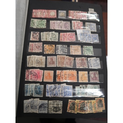 177 - Fourteen fairly full stock books of World stamps