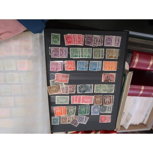 177 - Fourteen fairly full stock books of World stamps