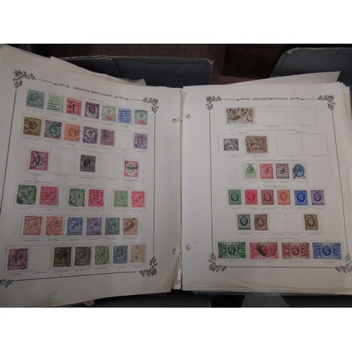 295 - Album containing extensive collection of mint and used European stamps