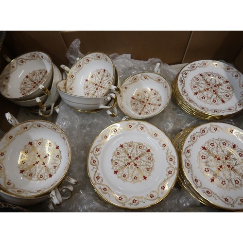 553 - Minton's bowl with handpainted floral decoration of roses by M. Dudley, 8.75ins diameter