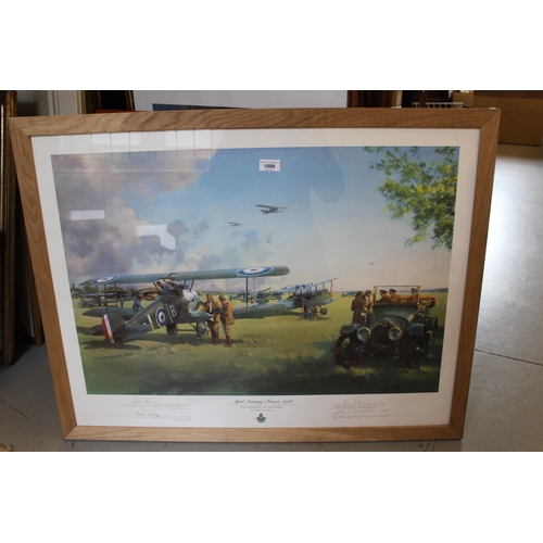 1099 - Frank Wootton, Limited Edition coloured print ' April Morning France 1918 ' No. 324 of 850, signed b... 