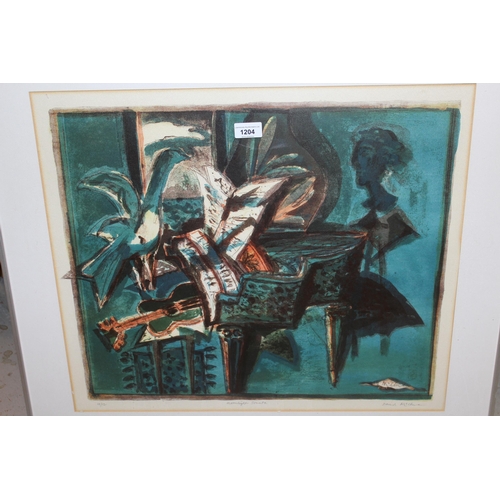 1204 - David McLure, signed Limited Edition colour print, ' Moonlight Sonata ' No. 10 of 12, 19ins x 22.25i... 