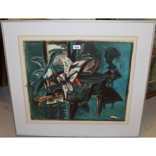 1204 - David McLure, signed Limited Edition colour print, ' Moonlight Sonata ' No. 10 of 12, 19ins x 22.25i... 