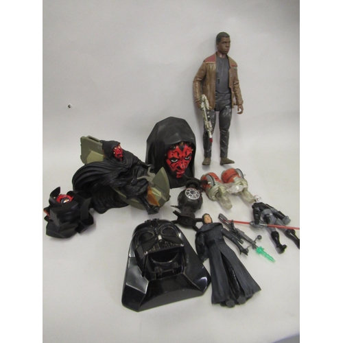 165 - Box containing a small quantity of various 20th Century Star Wars related figures etc.